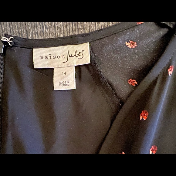 Maison Jules Ladybug Printed Wide Leg Jumpsuit - Picture 5 of 8